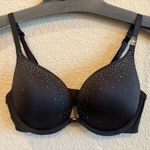 Victoria's Secret Black Studded Bra